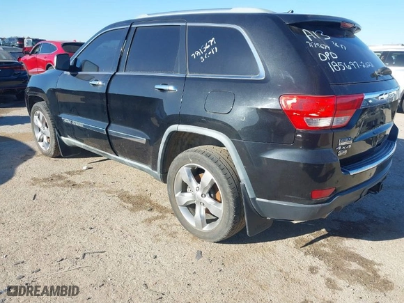 2011 Jeep Grand Cherokee Overland Summit with VIN 1J4RR6GT2BC560761, listed as a IAAI auction lot 41755210 with 161,139 mi miles. Bid and sale history available at carsss.com. Image 3.