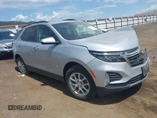 2022 Chevrolet Equinox LT with VIN 3GNAXUEV0NL218601, listed as a IAAI auction lot 42408047 with 32,942 mi miles and . Bid and sale history available at DreamBid. Image 1.
