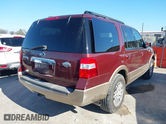 2012 Ford Expedition XLT with VIN 1FMJU1H54CEF09557, listed as a IAAI auction lot 41120906 with 195,403 mi miles and . Bid and sale history available at DreamBid. Image 4.