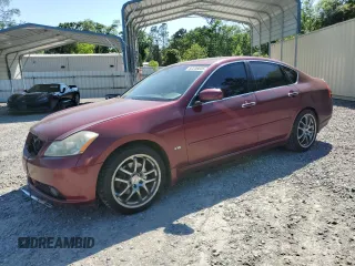 2006 Infiniti M Sport z VIN JNKAY01E36M110032, wystawiony jako Copart lot #52206605 z przebiegiem 228 262 mil mil oraz Szkoda całkowita • Salvage title. Historia ofert i sprzedaży dostępna na DreamBid. Obrazek 1.