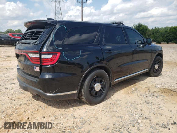 2024 Dodge Durango Pursuit with VIN 1C4RDJFG6RC147750, listed as a Copart auction lot 63186105 with 4,803 mi miles and Salvage title. Bid and sale history available at DreamBid. Image 3.