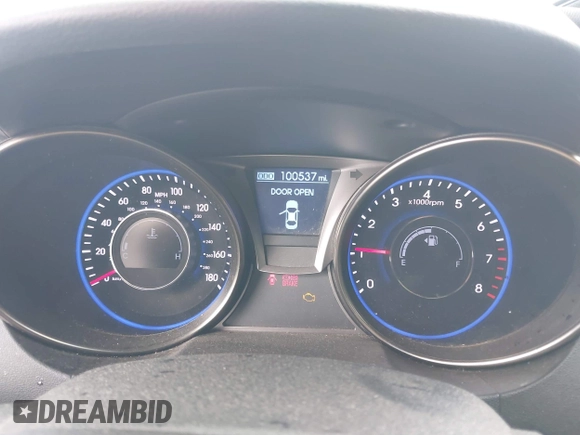 2014 Hyundai Genesis Coupe Ultimate with VIN KMHHU6KJ1EU120076, listed as a IAAI auction lot 42373762 with 100,537 mi miles and . Bid and sale history available at DreamBid. Image 7.