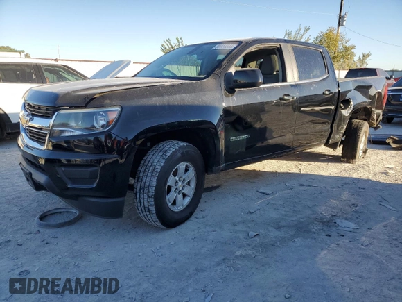 2019 Chevrolet Colorado 2WD Work Truck with VIN 1GCGSBEN7K1333897, listed as a Copart auction lot 80414244 with 81,715 mi miles and Salvage title. Bid and sale history available at DreamBid. Image 1.