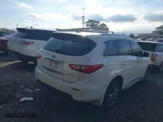 2014 Infiniti QX60 with VIN 5N1AL0MM9EC523057, listed as a IAAI auction lot 40804394 with 150,831 mi miles. Bid and sale history available at carsss.com. Image 4.