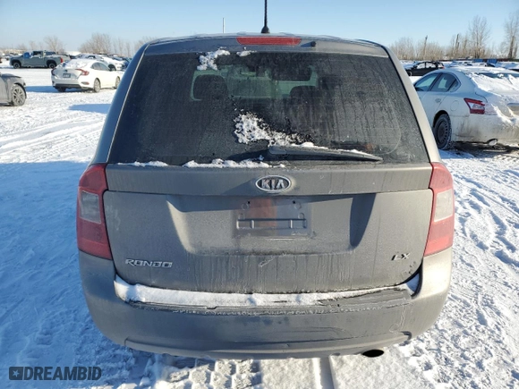 2012 Kia Rondo LX with VIN KNAHG8A86C7411722, listed as a Copart auction lot 42237665 with 136,538 mi miles and Salvage Title. Bid and sale history available at carsss.com. Image 6.