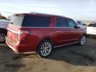 2019 Ford Expedition Max Platinum with VIN 1FMJK1MT6KEA23566, listed as a Copart auction lot 84146234 with Not provided miles and Salvage title. Bid and sale history available at DreamBid. Image 3.