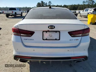 2016 Kia Optima SX Turbo with VIN 5XXGW4L22GG014136, listed as a Copart auction lot 87722665 with Not Provided miles and Salvage Title. Bid and sale history available at carsss.com. Image 6.