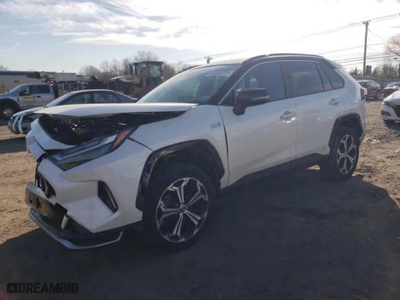 2022 Toyota RAV4 Prime XSE with VIN JTMEB3FV0ND110213, listed as a Copart auction lot 45535775 with NaN miles and Salvage Title. Bid and sale history available at carsss.com. Image 1.