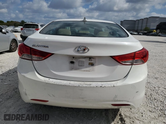 2013 Hyundai Elantra GLS z VIN 5NPDH4AE0DH436626, wystawiony jako Copart lot #55504255 z przebiegiem 184 211 mil mil oraz Czysty tytuł • Clean title. Historia ofert i sprzedaży dostępna na DreamBid. Obrazek 6.