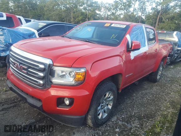 2018 GMC Canyon 4WD All Terrain w/Cloth with VIN 1GTG6CEN1J1133803, listed as a Copart auction lot 80423834 with 0 mi miles and Salvage Title. Bid and sale history available at carsss.com. Image 1.