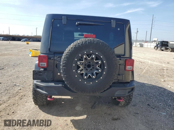 2016 Jeep Wrangler Unlimited Rubicon Hard Rock with VIN 1C4BJWFG3GL144941, listed as a Copart auction lot 45716865 with 91,532 mi miles and Salvage Title. Bid and sale history available at carsss.com. Image 6.