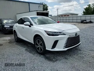 2025 Lexus RX 350 with VIN 2T2BAMBA3SC054318, listed as a Copart auction lot 58315235 with 5,452 mi miles and Salvage title. Bid and sale history available at DreamBid. Image 14.