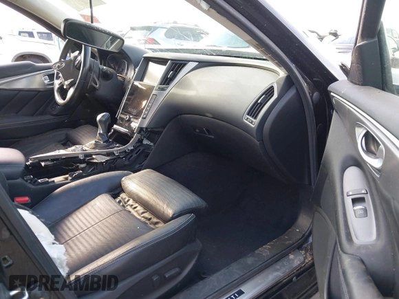 2014 Infiniti Q50 Premium with VIN JN1BV7AR5EM699404, listed as a IAAI auction lot 41884981 with 91,521 mi miles. Bid and sale history available at carsss.com. Image 5.