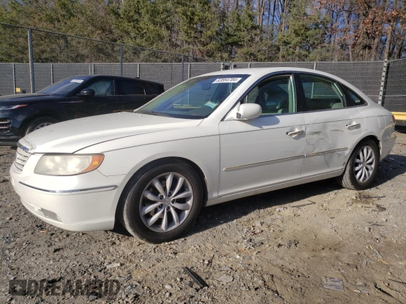 2007 Hyundai Azera SE with VIN KMHFC46FX7A186733, listed as a Copart auction lot 45186825 with 173,649 mi miles and Non Repairable. Bid and sale history available at carsss.com. Image 1.