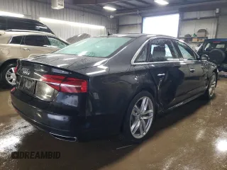 2017 Audi A8 z VIN WAU44AFD2HN014533, wystawiony jako Copart lot #46684705 z przebiegiem 94 030 mil mil oraz Szkody całkowita. Historia ofert i sprzedaży dostępna na DreamBid. Obrazek 3.