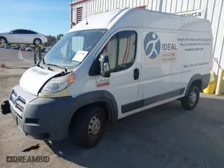 2017 Ram ProMaster Cargo Van with VIN 3C6TRVBG2HE549882, listed as a IAAI auction lot 41135506 with 221,688 mi miles. Bid and sale history available at carsss.com. Image 2.