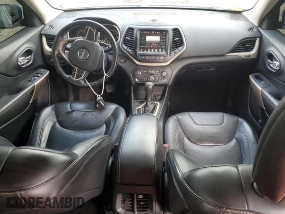 2018 Jeep Cherokee Limited with VIN 1C4PJLDX5JD584152, listed as a Copart auction lot 44037855 with 109,535 mi miles and Salvage title. Bid and sale history available at DreamBid. Image 8.