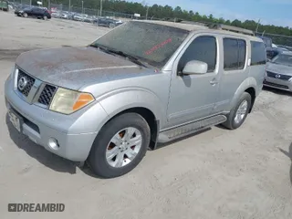 2005 Nissan Pathfinder XE with VIN 5N1AR18U25C706119, listed as a IAAI auction lot 42092008 with 1 mi miles. Bid and sale history available at carsss.com. Image 2.