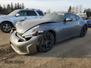 2017 Nissan 370Z with VIN JN1AZ4EH6HM952752, listed as a Copart auction lot 47127605 with 45,850 mi miles and Salvage Title. Bid and sale history available at carsss.com. Image 1.