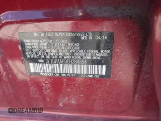 2016 Subaru Impreza 2.0i z VIN JF1GPAA69GH284894, wystawiony jako IAAI lot #41640070 z przebiegiem 114 962 mil mil oraz . Historia ofert i sprzedaży dostępna na DreamBid. Obrazek 9.