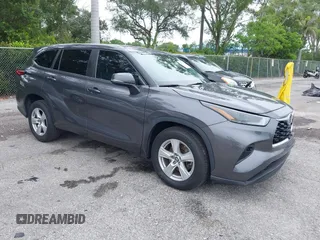 2023 Toyota Highlander L with VIN 5TDKDRAH6PS028110, listed as a IAAI auction lot 42427535 with 47,040 mi miles and . Bid and sale history available at DreamBid. Image 1.