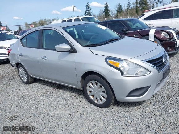 2019 Nissan Versa Sedan SV with VIN 3N1CN7AP2KL868125, listed as a IAAI auction lot 41966806 with 73,481 mi miles. Bid and sale history available at carsss.com. Image 1.