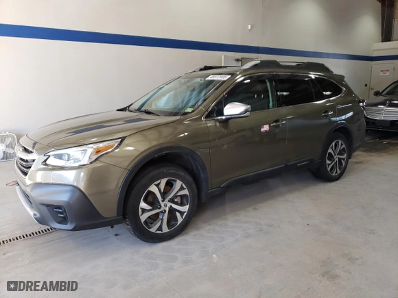 2021 Subaru Outback Touring with VIN 4S4BTAPC8M3148774, listed as a Copart auction lot 45512495 with 51,707 mi miles and Salvage Title. Bid and sale history available at carsss.com. Image 1.