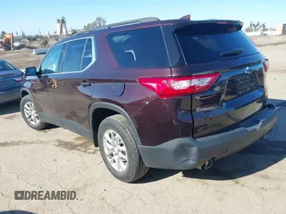 2020 Chevrolet Traverse LT Cloth with VIN 1GNERGKW9LJ319473, listed as a IAAI auction lot 41859216 with 63,159 mi miles. Bid and sale history available at carsss.com. Image 3.