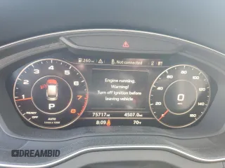 2018 Audi Q5 Premium Plus with VIN WA1BNAFY1J2019346, listed as a Copart auction lot 57487015 with 75,717 mi miles and Salvage title. Bid and sale history available at DreamBid. Image 9.