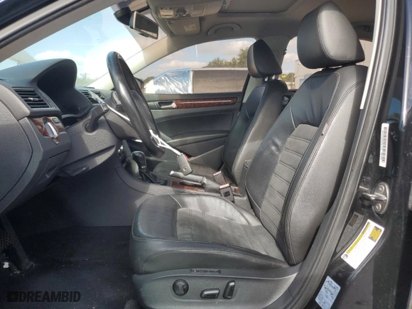 2013 Volkswagen Passat SEL Premium with VIN 1VWCM7A34DC052705, listed as a Copart auction lot 80663534 with 95,074 mi miles and Salvage Title. Bid and sale history available at carsss.com. Image 7.