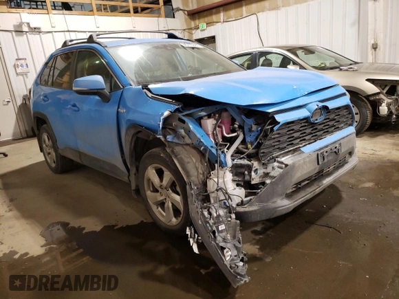 2021 Toyota RAV4 Hybrid LE with VIN 4T3B6RFV0MU035525, listed as a Copart auction lot 45775665 with 52,234 mi miles and Salvage Title. Bid and sale history available at carsss.com. Image 4.