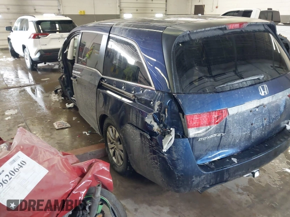 2015 Honda Odyssey EX with VIN 5FNRL5H42FB114840, listed as a IAAI auction lot 41586407 with 92,490 mi miles. Bid and sale history available at carsss.com. Image 3.