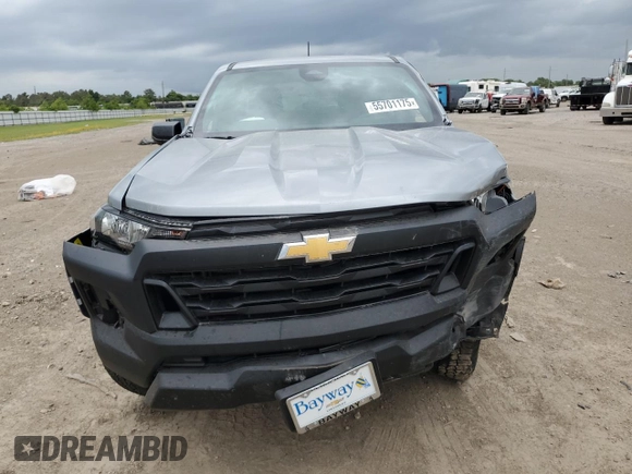 2024 Chevrolet Colorado 2WD Work Truck with VIN 1GCGSBEC7R1313626, listed as a Copart auction lot 55701175 with Not provided miles and Salvage title. Bid and sale history available at DreamBid. Image 5.