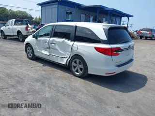2022 Honda Odyssey EX-L with VIN 5FNRL6H79NB054120, listed as a IAAI auction lot 41694040 with 55,036 mi miles and . Bid and sale history available at DreamBid. Image 3.