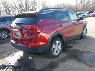 2019 GMC Terrain SLE with VIN 3GKALMEV3KL144871, listed as a IAAI auction lot 41792585 with 52,749 mi miles. Bid and sale history available at carsss.com. Image 4.