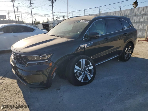 2024 Kia Sorento Hybrid SX Prestige with VIN KNDRKDLG0R5259914, listed as a Copart auction lot 81135314 with 8,707 mi miles and Salvage Title. Bid and sale history available at carsss.com. Image 1.