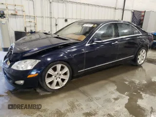2007 Mercedes-Benz S 550 with VIN WDDNG86X07A111565, listed as a Copart auction lot 48115315 with 177,897 mi miles and Salvage Title. Bid and sale history available at DreamBid. Image 1.
