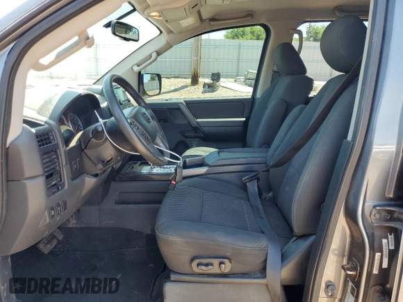 2014 Nissan Titan SV with VIN 1N6BA0EDXEN505116, listed as a Copart auction lot 59615845 with 132,319 mi miles and Salvage title. Bid and sale history available at DreamBid. Image 7.