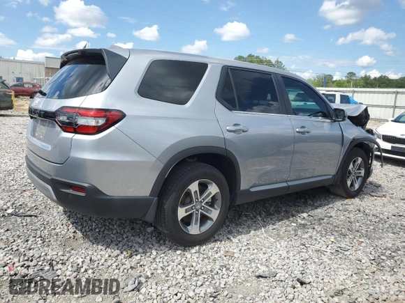 2023 Honda Pilot EX-L 8 Passenger with VIN 5FNYG2H47PB000333, listed as a Copart auction lot 61880844 with 0 mi miles and Salvage Title. Bid and sale history available at carsss.com. Image 3.