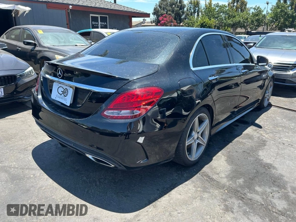 2016 Mercedes-Benz C 300 with VIN 55SWF4JB2GU164487, listed as a Copart auction lot 64317975 with 104,744 mi miles and Clean title. Bid and sale history available at DreamBid. Image 4.