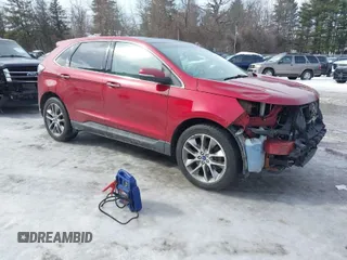 2016 Ford Edge Titanium with VIN 2FMPK4K80GBC33416, listed as a IAAI auction lot 41634127 with 136,205 mi miles. Bid and sale history available at carsss.com. Image 1.