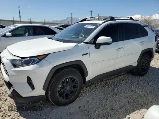 2021 Toyota RAV4 Hybrid XLE with VIN JTMRWRFV6MD559354, listed as a Copart auction lot 50803455 with 56,604 mi miles and Salvage Title. Bid and sale history available at carsss.com. Image 1.