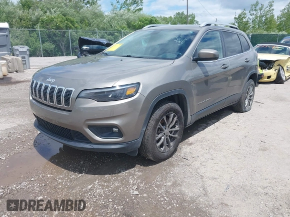 2020 Jeep Cherokee Latitude Plus with VIN 1C4PJMLB1LD569548, listed as a IAAI auction lot 42330117 with 37,897 mi miles and . Bid and sale history available at DreamBid. Image 2.