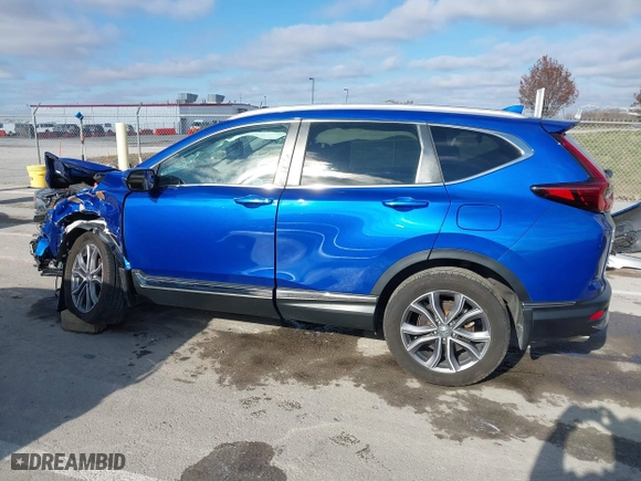 2021 Honda CR-V Touring with VIN 7FARW2H97ME014445, listed as a IAAI auction lot 41043476 with 75,879 mi miles. Bid and sale history available at carsss.com. Image 14.