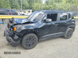 2017 Jeep Renegade Trailhawk with VIN ZACCJBCB7HPE86024, listed as a Copart auction lot 58202725 with 97,661 mi miles and Salvage title. Bid and sale history available at DreamBid. Image 1.