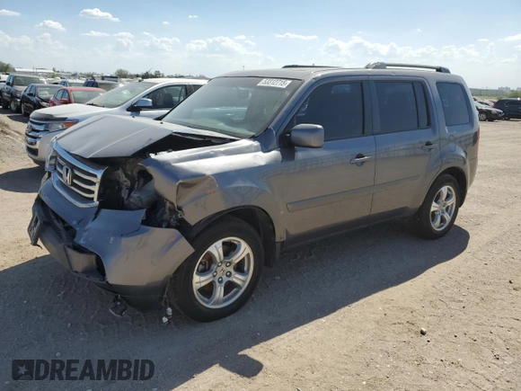 2015 Honda Pilot EX-L with VIN 5FNYF4H50FB044387, listed as a Copart auction lot 53312715 with 114,482 mi miles and Salvage Title. Bid and sale history available at carsss.com. Image 1.