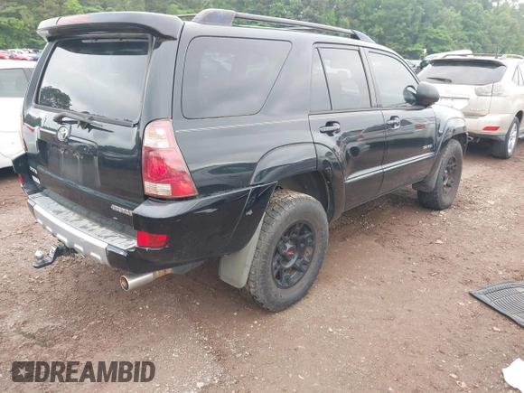 2004 Toyota 4Runner SR5 with VIN JTEBU14R348011721, listed as a IAAI auction lot 42266523 with 295,016 mi miles and . Bid and sale history available at DreamBid. Image 4.