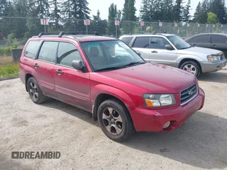 2003 Subaru Forester XS with VIN JF1SG65633H701566, listed as a IAAI auction lot 42218759 with 195,503 mi miles and . Bid and sale history available at DreamBid. Image 1.