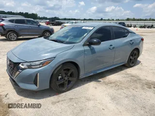 2024 Nissan Sentra SR with VIN 3N1AB8DV0RY277692, listed as a Copart auction lot 59979975 with 9,247 mi miles and Salvage title. Bid and sale history available at DreamBid. Image 1.