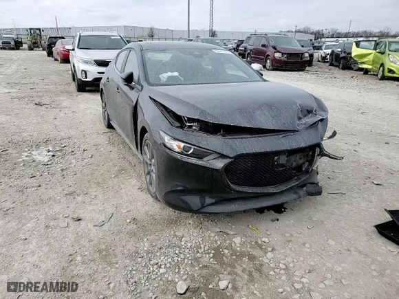 2021 Mazda Mazda3 Hatchback Select with VIN JM1BPBKL1M1343858, listed as a Copart auction lot 83441214 with 17,709 mi miles and Salvage Title. Bid and sale history available at carsss.com. Image 10.